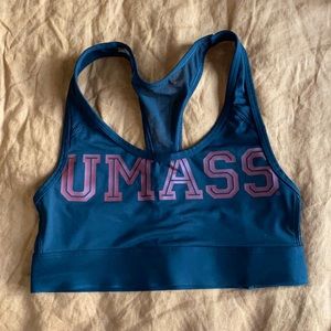 PINK UMass sports bra